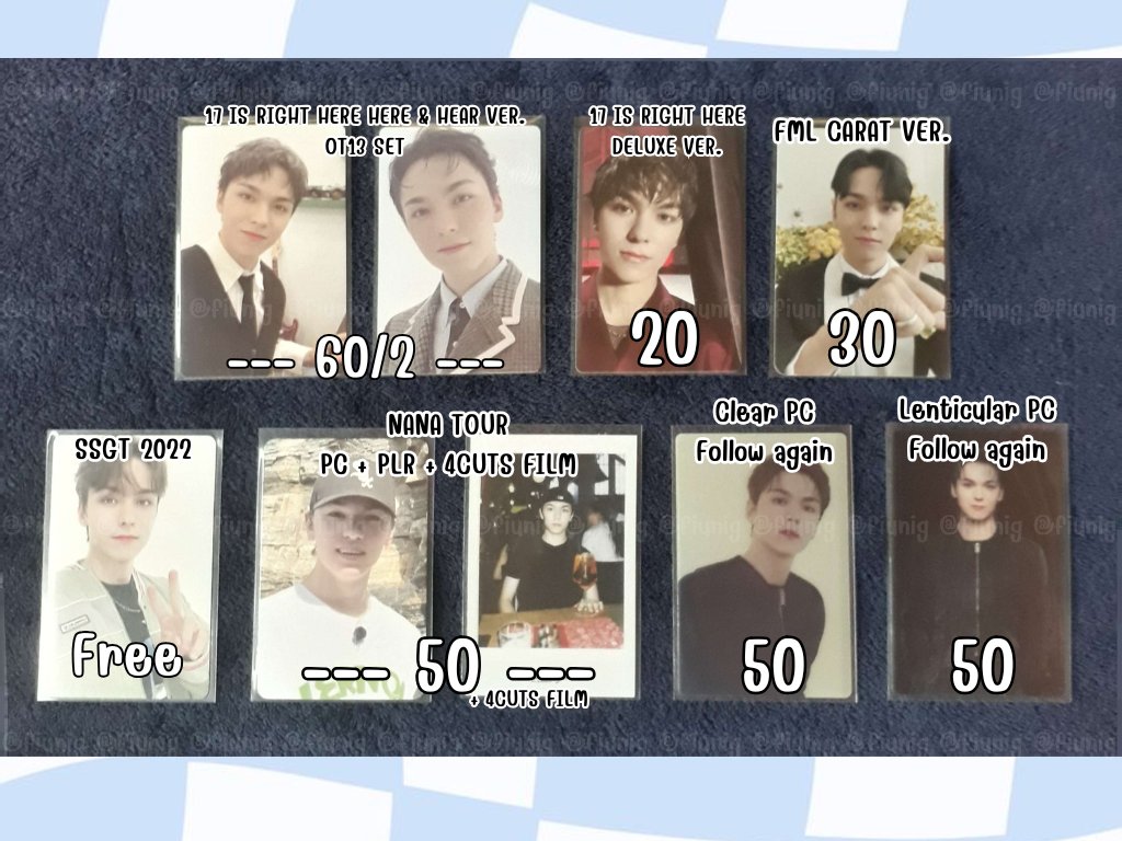 fiunig's tweet photo. (3) 🧸 WTS ขาย พร้อมส่งค่ะ 🐇

🩷 การ์ด seventeen ราคาตามภาพ ( ไม่รวมส่ง ) 🩷
📮 ค่าส่ง 30฿ ยอด 150+ ส่งฟรีค่ะ ✅
🔥🔥 เหมาทั้งเธรด (1-3) =  300รวมส่ง เอกชน 🔥🔥 ลดได้ค่ะ 
สอบถามเพิ่มเติมได้นะคะ ��ินดีถ่ายส่องไฟให้ค่ะ 😸

#ตลาดนัดสวนแครอท #ตลาดนัดseventeen https://t.co/V9kYE2KiHb