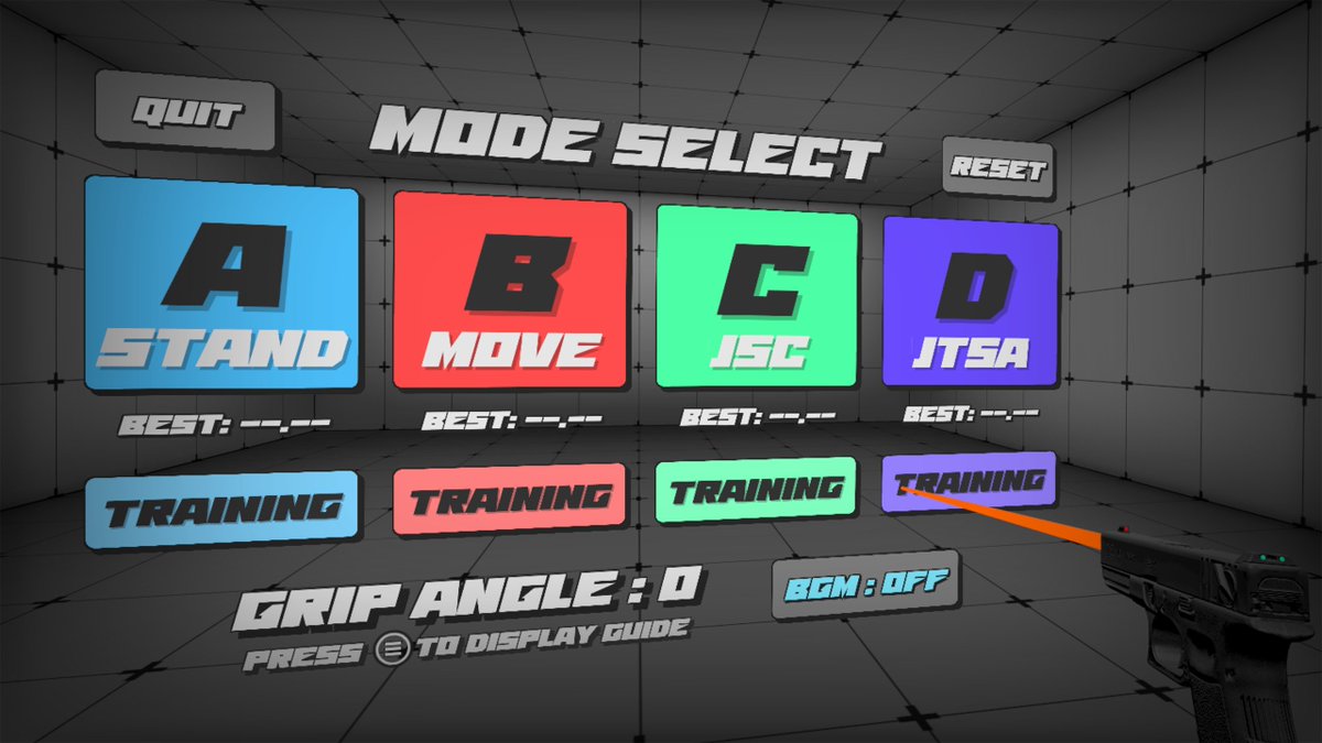Xenosam0827's tweet photo. スピードシューティングの練習に特化したVRゲーム
「SPEED SHOOTING」をリリースしました。

👇Meta Quest2,3で遊べます(無料)🎮
https://t.co/3KWtpHwBzJ

#Unity #ゲーム制作 #gamedev #ゲーム開発 #indiegame 
#スピードシューティング #スティールチャレンジ
#エアガン #エアソフトガン #サバゲー https://t.co/ZiamZlVXSB
