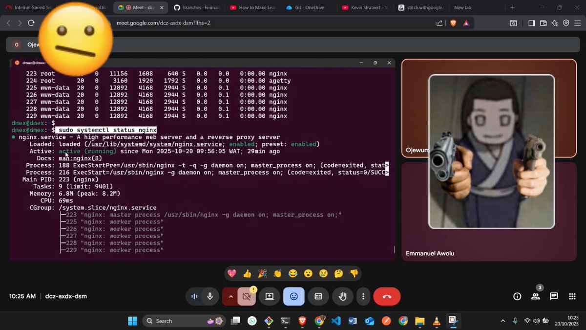 emmanuelao_'s tweet image. Today’s class went deeper into Linux  understanding the system, creating files and folders, managing users, and working without relying on the GUI.
Most of it felt familiar, but this time I saw it differently  from a DevOps engineer’s point of view.
It’s not just learning…