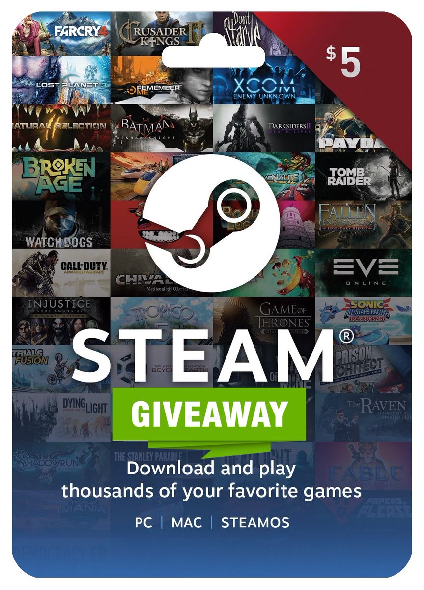 SteamGamesPC's tweet image. ⚔️🌙#GIVEAWAY - 💸"$5 STEAM WALLET GIFT CARD"💸
How to Win🏆:
✅Like & Retweet this Tweet👇
➡️x.com/GamerskyJP/sta…
♻️Repost &❤️Like
⏰Winner will be announced on OCTOBER 22nd
📧DM me to sponsor a giveaway like this!
#Giveaway #SteamGame #IndieGameDev #Steamworks #SteamWallet
