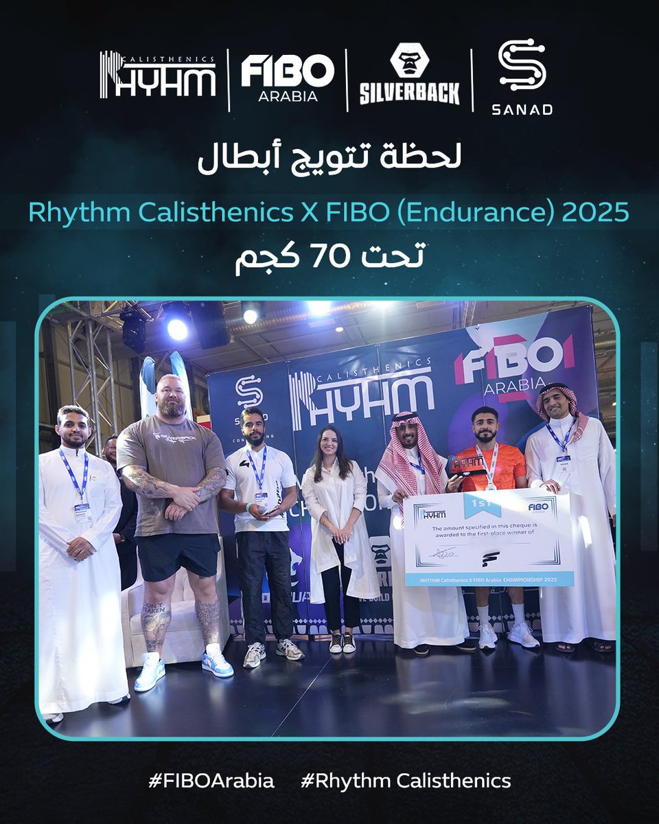 rhythmksa's tweet photo. أبطال التحمل تحت 70 كجم 🏋️🔥

🥇 المركز الأول: إبراهيم – السعودية 🇸🇦
🥈 المركز الثاني: طارق – الأردن 🇯🇴
🥉 المركز الثالث: سفيان –الجزائر 🇩🇿

أداء بطولي يثبت إن القوة ما لها حدود 💪🔥
مبروك يا أبطال… شرفتونا 👏🏆
📞 للاستفسار: 0550312055 https://t.co/wcpSOzLs2C