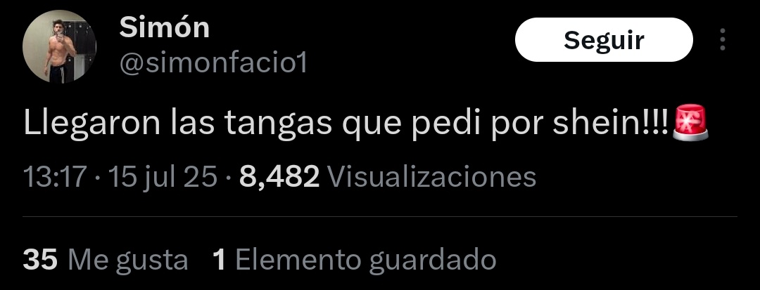Pero gracias a Milei te pudiste cambiar la tanga.
