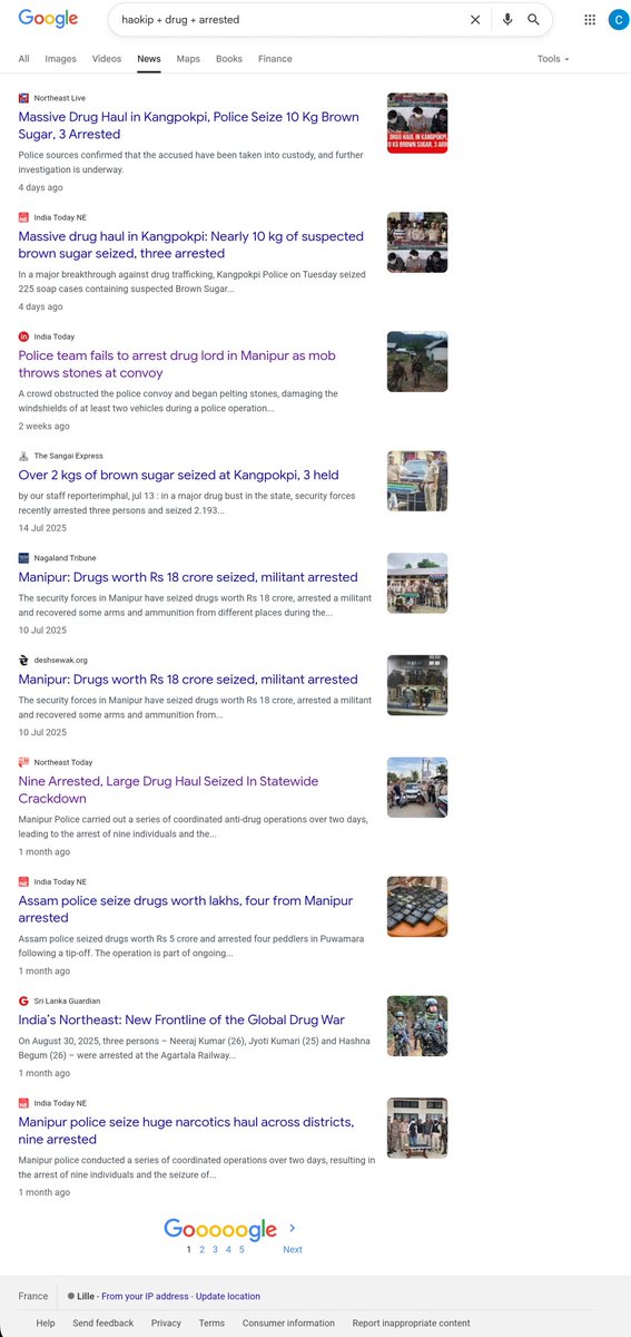People like you <a href="/Khulkonns_3382/">Astor (KUKI KA PARIVAR)</a> will always choose denial over facts—because you suffer from Poppy Logic Disorder, a condition incurable by evidence. 

Here’s a simple, unbiased 5-minute truth pill:

Google search —
drug + arrested + Manipur + Assam + Mizoram

Now exclude