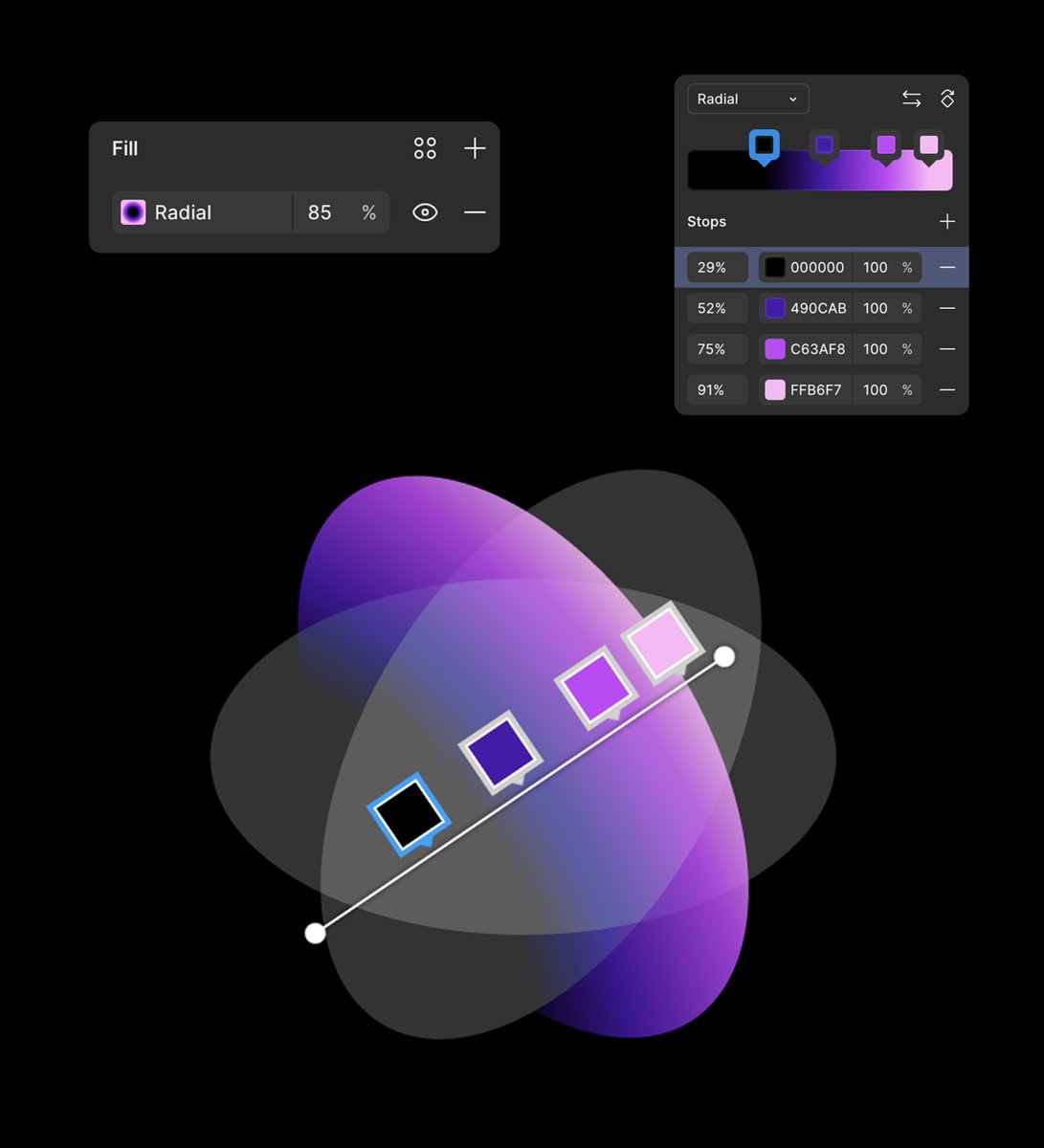 uiux_hamad's tweet image. Let’s Play with Gradients and Create This