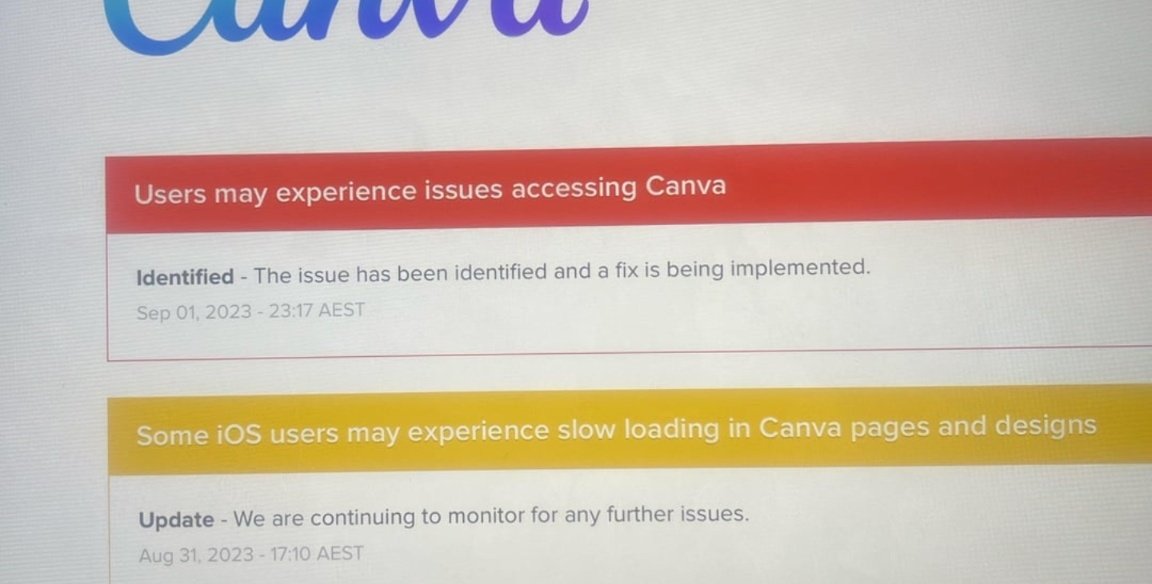 I love how I can't use <a href="/canva/">Canva</a> yet they have had no issues taking my payment this morning and sending me an invoice. Not a great look Canva.