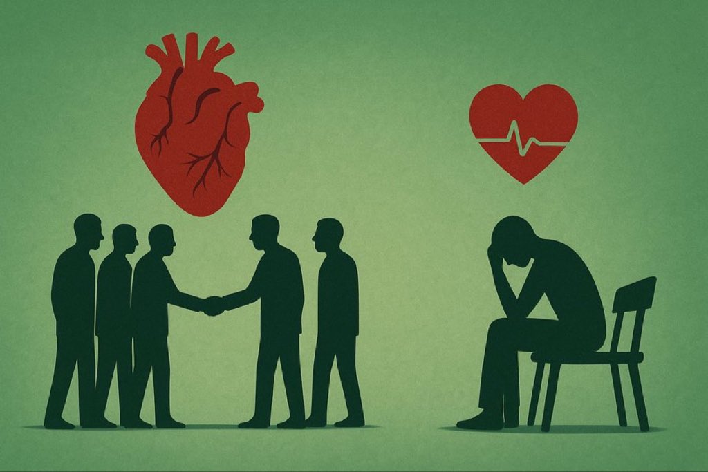 "د. خالد النمر":

معاشرة الناس والصبر على أذاهم أفضل لصحة القلب من اعتزالهم نهائياً.