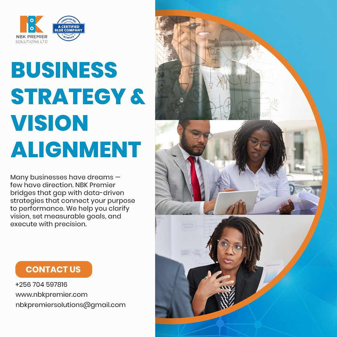 NbkSolutions's tweet image. A clear strategy turns goals into growth. NBK Premier helps businesses align their vision with actionable plans that deliver measurable success.
📞 +256 704 597816
 | ✉️ nbkpremiersolutions@gmail.com
 | 🌐 nbkpremier.com

#NBKPremier #businessstrategy #visiontoaction