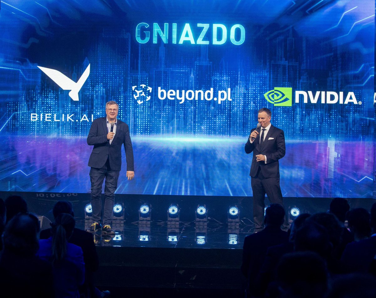 beyondpl's tweet photo. It’s official – together with Bielik AI and SpeakLeash, we are launching #TheNest initiative! Yesterday, at "The Future is Now" gala of the 20th anniversary of https://t.co/nbuh2zWd0T and the launch of the AI Factory, we had the pleasure of announcing this project to the market. https://t.co/25AoBRI49S