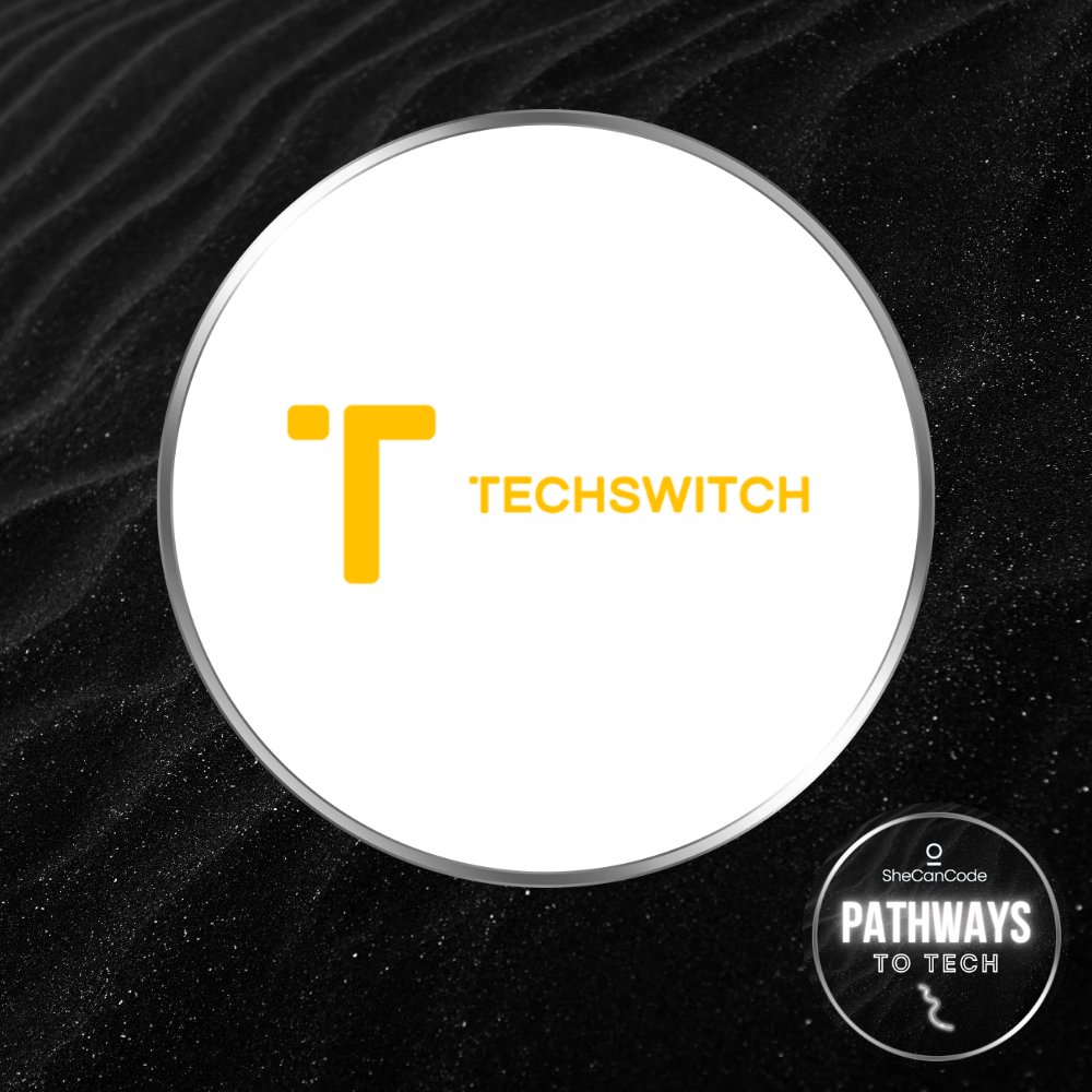 SheCanCodeHQ's tweet image. Our next shortlisted organisation is...TechSwitch! 👏

Techswitch helps people to retrain for a new career by providing accessible routes into the industry.

Help them win – vote today! 👉 bit.ly/3KPyV2z

#PathwaysToTech #InclusiveTech #WomenInTech #SheCanCode