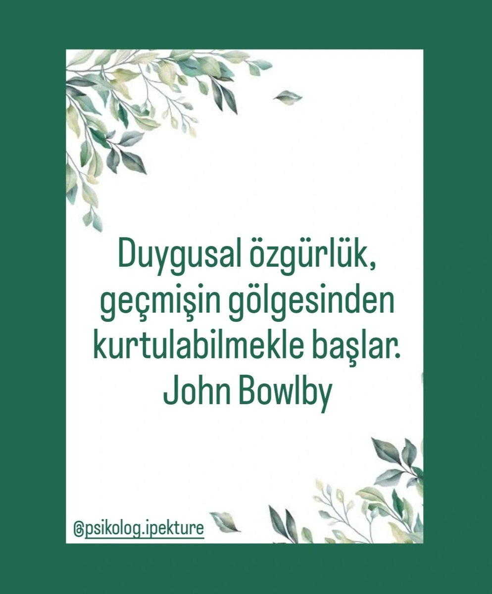 psk_ipekture's tweet image. John Bowlby🙏
.
.
.
.
.
.
#johnbowlby #bağlanma #bağlanmasorunları #psikoloji #kadıköypsikolog #ailedanışmanlığı #ailedanismani #şematerapi #şematerapist #emdrterapi #emdrterapisti #bilisseldavranisciterapi #terapi #seans
