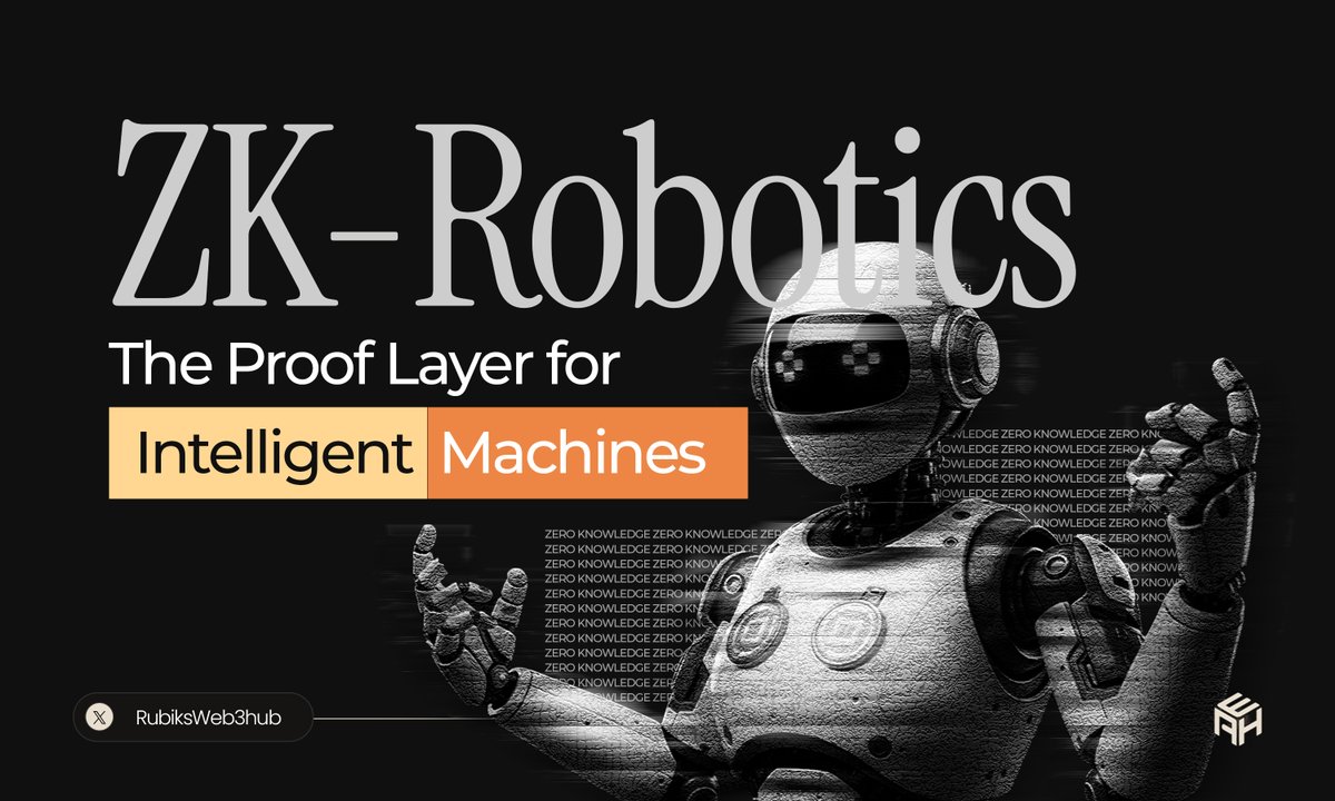 RubiksWeb3hub's tweet image. ZK-Robotics: The Proof Layer for Intelligent Machines
During my ZK study last week, I read a post that says, "Why hasn’t robotics caught up yet?" I thought, "What if ZK technology is one of the technologies Robotics needs?" But the fact is, there is nothing under the moon. Check…