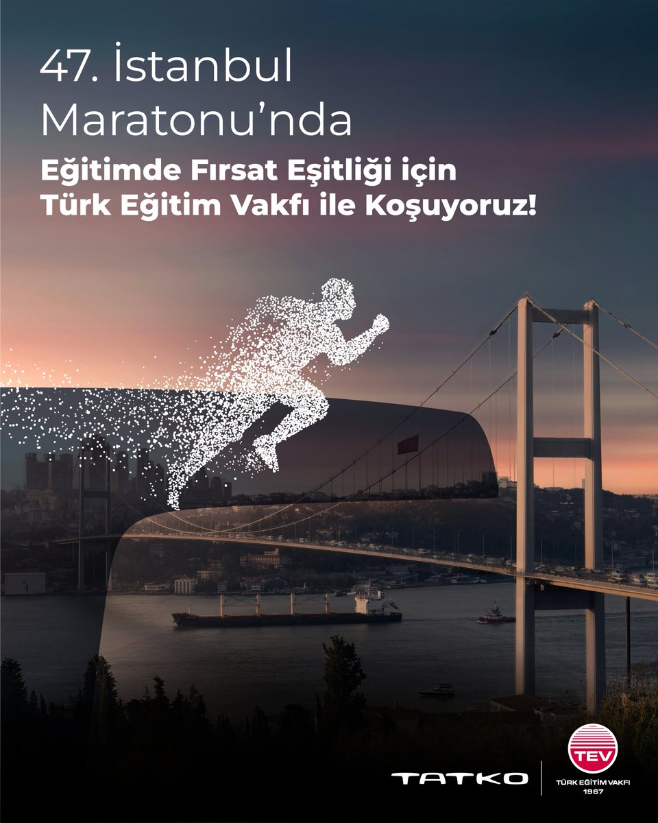 TatkoLastik's tweet photo. Tatko Lastik Gönüllü Kulübü, 47. İstanbul Maratonu’nda Türk Eğitim Vakfı ile birlikte “Eğitimde Dur Durak Yok” projesi kapsamında gençlerin eğitimine destek olmaya hazırlanıyor. Tatko olarak gençlerin eğitim yolculuğuna eşlik etmekten mutluluk duyuyoruz. 💙 https://t.co/0ImkbauFve