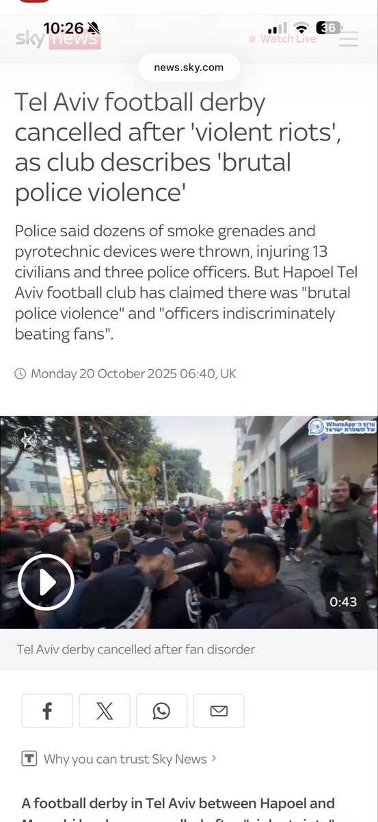 Seeing the Maccabi / Israel sycophants come scrabbling is hilarious.