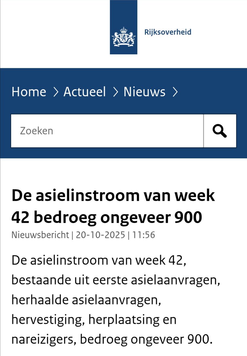 Hoppa! Weer 900 asielzoekers erbij! We zijn het op 1 na dichtstbevolkte land van Europa en kampen met een enórm woningtekort, maar dat geeft niks joh. Kom er gezellig bij! Onze jongeren blijven gewoon nóg wat langer bij hun ouders wonen en de rest schikt wel wat verder in.
