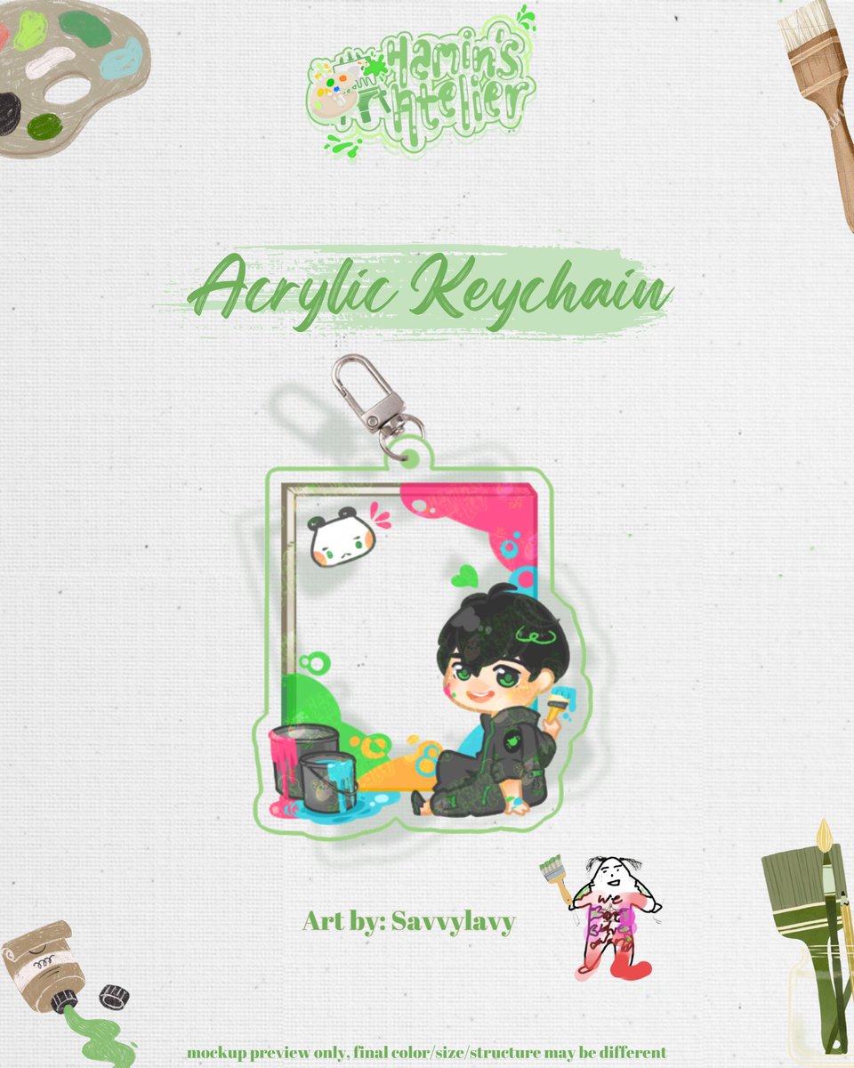 🎨 Hamin’s Atelier Kit Reveal ✨

🖌️ This sweet little keychain by <a href="/savvy_lavy/">savvy lavy</a> just joined the collection! Acrylic charm with lots of love 🌸

💫 The atelier holds many more wonders to come 🖤

#HaminsAtelier