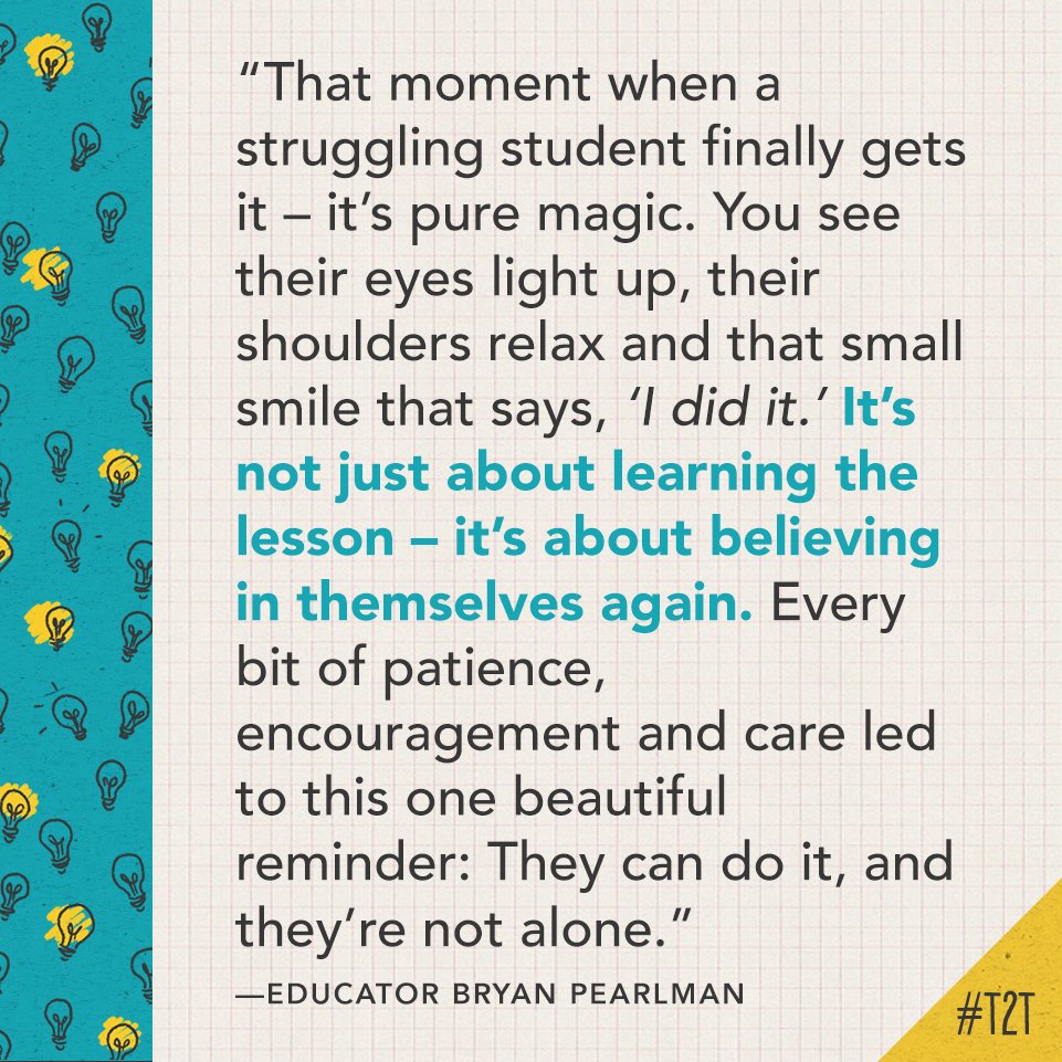 teacher2teacher's tweet photo. Here's the difference your patience and encouragement can make:

(Inspiration via educator @DrP_Principal) https://t.co/2rPrxeuspu