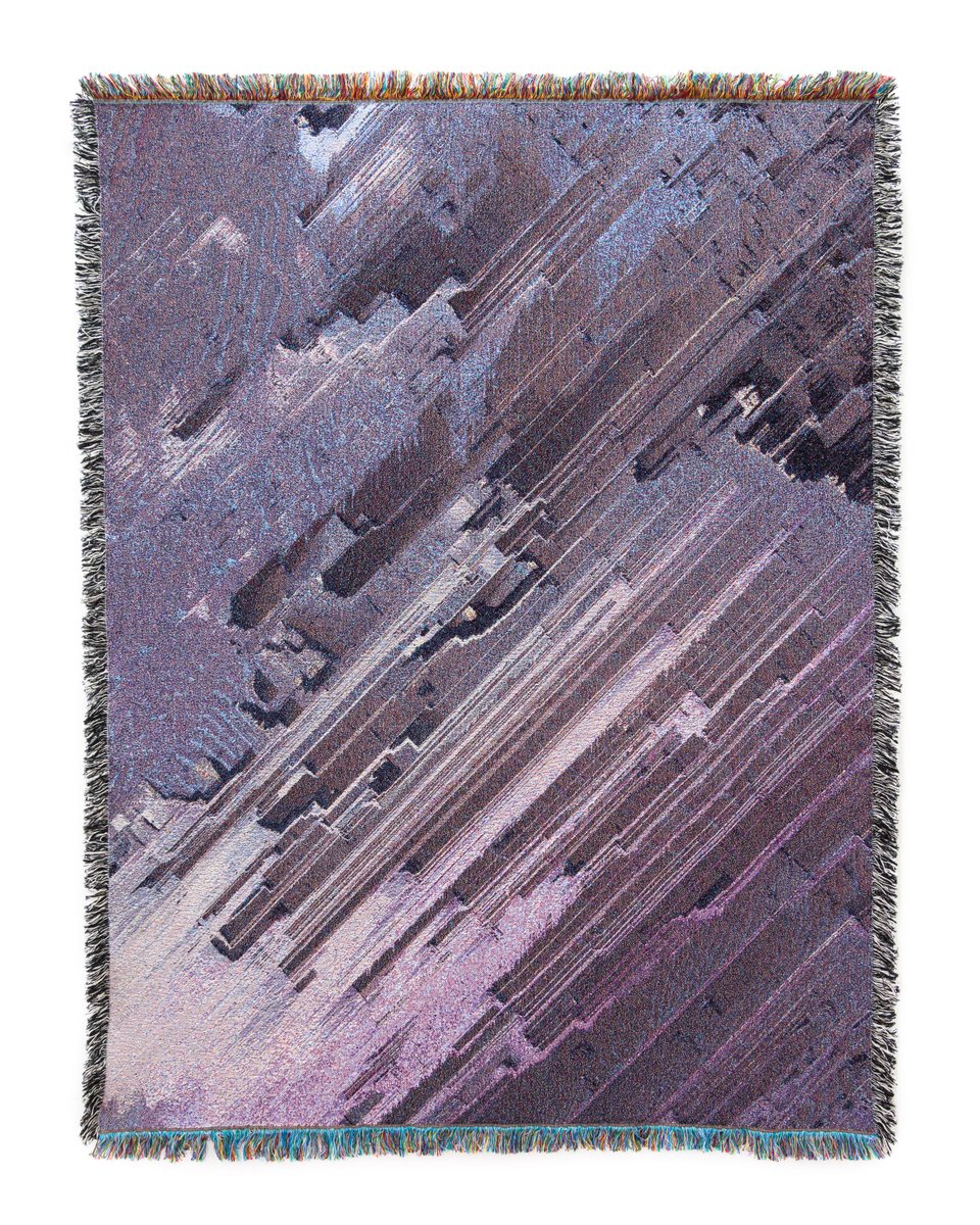 GlitchTextiles's tweet image. A Year In Code
1. Orion Ascending Throw - Detail
2. Orion Ascending Throw - Detail
3. Orion Ascending Throw - Front
glitchtextiles.com
#generative #algorithmicdesign #creativecoding #pixelsorting #imageprocessing #glitchtextiles #textiles #textiledesign #textileart #woven