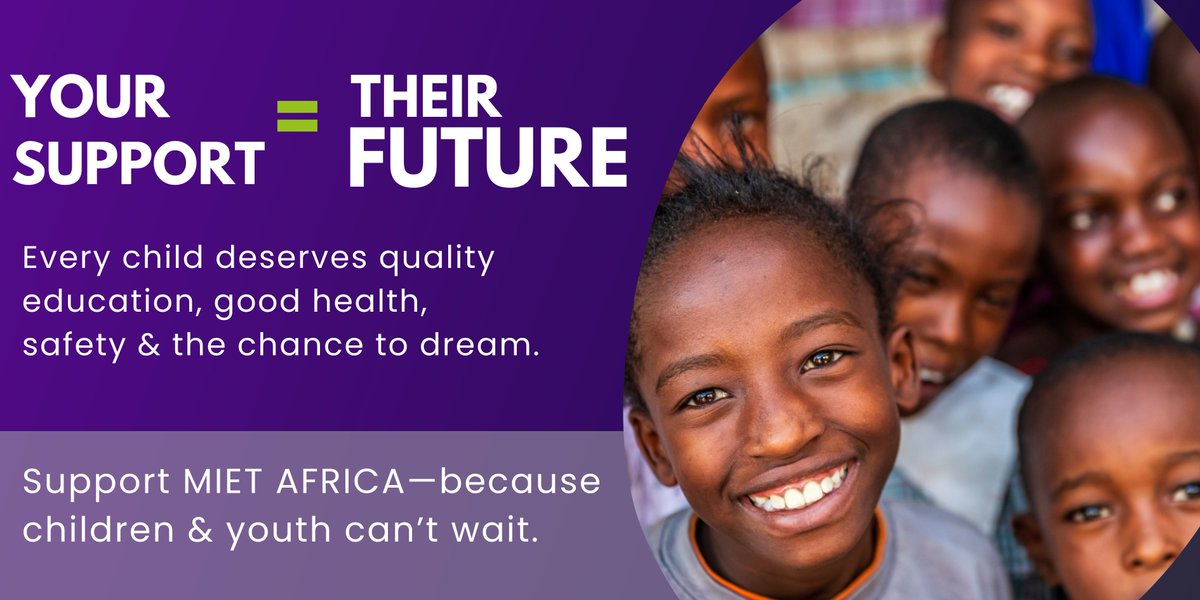 Do you want to make a difference to the lives of children and youth, especially the disadvantaged and vulnerable?  No matter the size, your support can ensure that no child is left behind.
Here are the links:
gogetfunding.com/help-improve-t…
mietafrica.org/donate/
PLEASE SHARE WIDELY