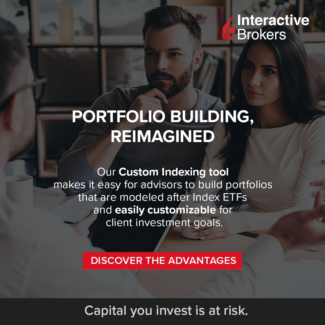 IBKR_Europe's tweet photo. Our Custom Indexing tool lets advisors build portfolios modeled after Index ETFs with full flexibility.
Tailored investing starts here: https://t.co/9TFVa2zwuX
Capital at risk.
#IBKR #CustomIndexing #WealthManagement #AdvisorTools #ad https://t.co/ODgICLUOcU