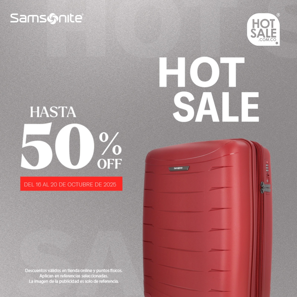 🔥 Maletas de viaje Samsonite, en HOT SALE hasta 50% OFF hubs.la/Q03PfKRd0

@misamsonite