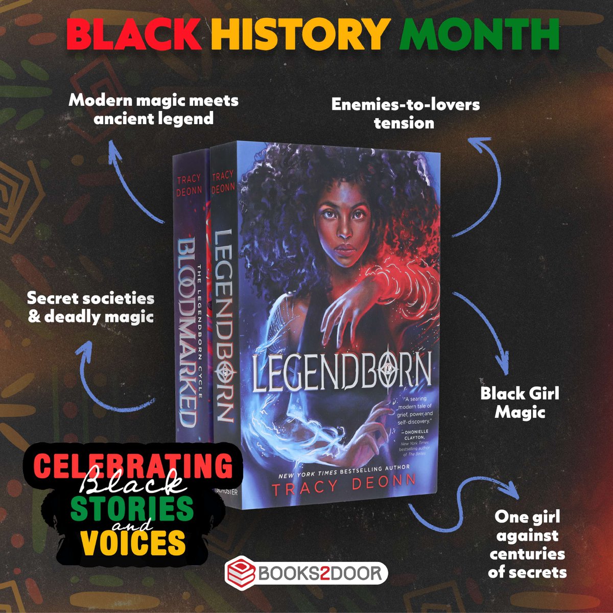 If you love dark academia, found family, and a lil’ chaos, Legendborn is that series. ⚔️ Legends, bloodlines, and one seriously iconic main character, if it’s not already living rent-free in your brain, it will be soon. 💅

#LegendbornCycle #BlackHistoryMonth #Books2Door