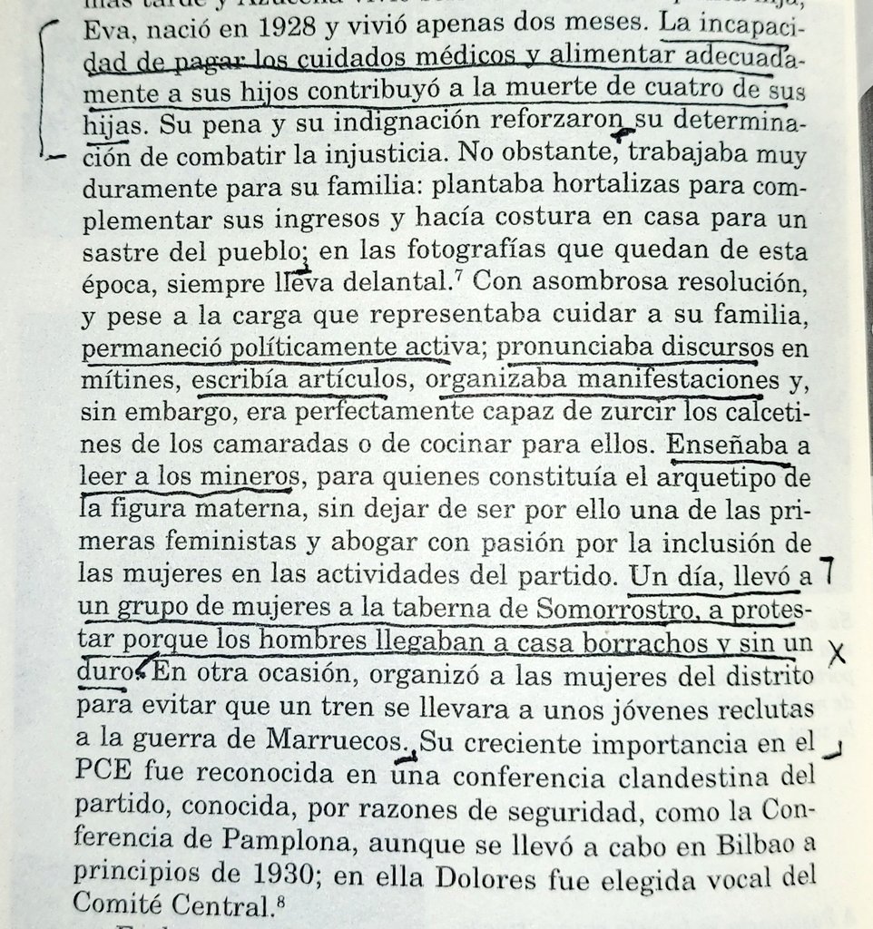 Dolores Ibarruri en su juventud: al tiempo que sacaba adelante prácticamente sola a su familia, pronunciaba discursos en mitines, escribía artículos, organizaba manifestaciones y enseñaba a leer a los mineros.