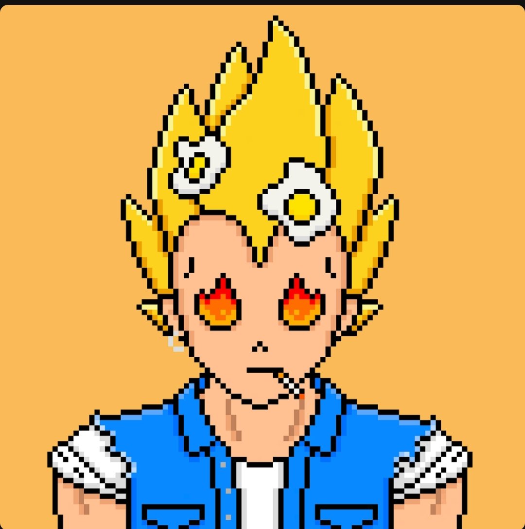izang_joy's tweet photo. Good morning CT ☕ Minted this Vegeta last night 😍 https://t.co/9EnRB0stOB