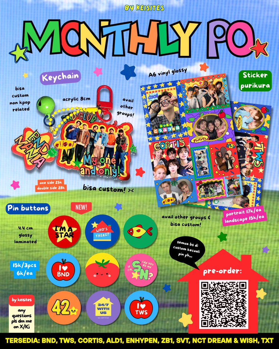 { rt &amp; likes are very appreciated! }

★ Monthly Pre-Order by keisites ★

🗓️ 20 – 30 October 2025
🍎 Avail other groups &amp; custom
💭 bit.ly/470kRvR