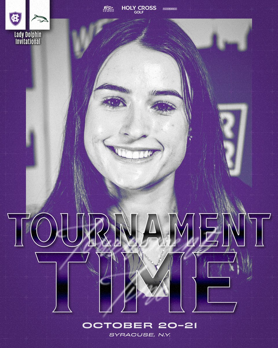 Fall Finale!

🏌️‍♀️ at Lady Dolphin Invitational
🗓️ Oct. 20-21
📍 Syracuse, N.Y.
⛳️ Bellevue Country Club
📈 tinyurl.com/4rfpf9fz

#GoCrossGo