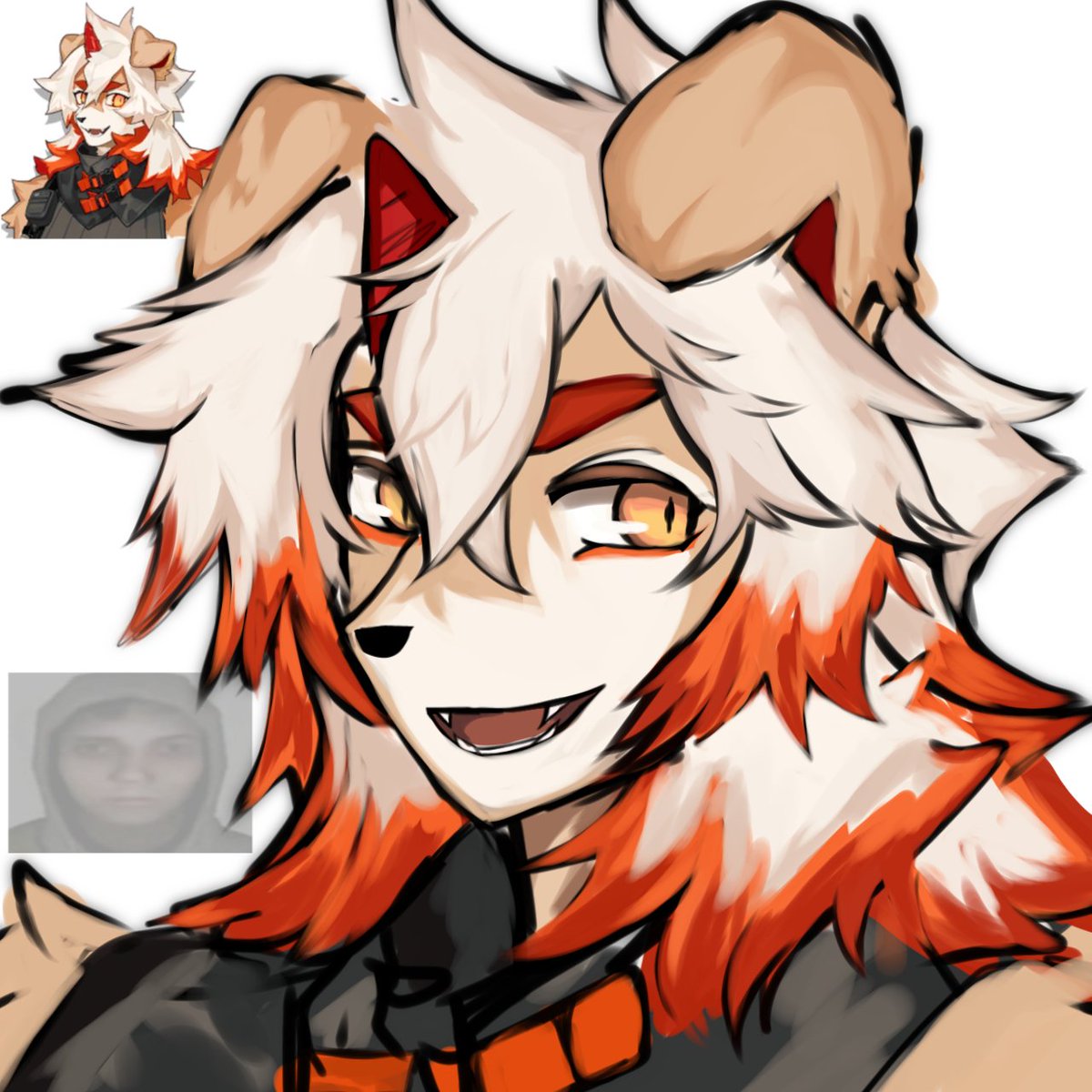 How cooked am I for piloting two oomfs' accounts in Dandy's World for 4 days straight and then getting their Gourdy research to 100% on both accounts in exchange for Hung Arknights fanart (Art credits to <a href="/RenMiiy4/">henry</a> THANK YOU SO MUCH)