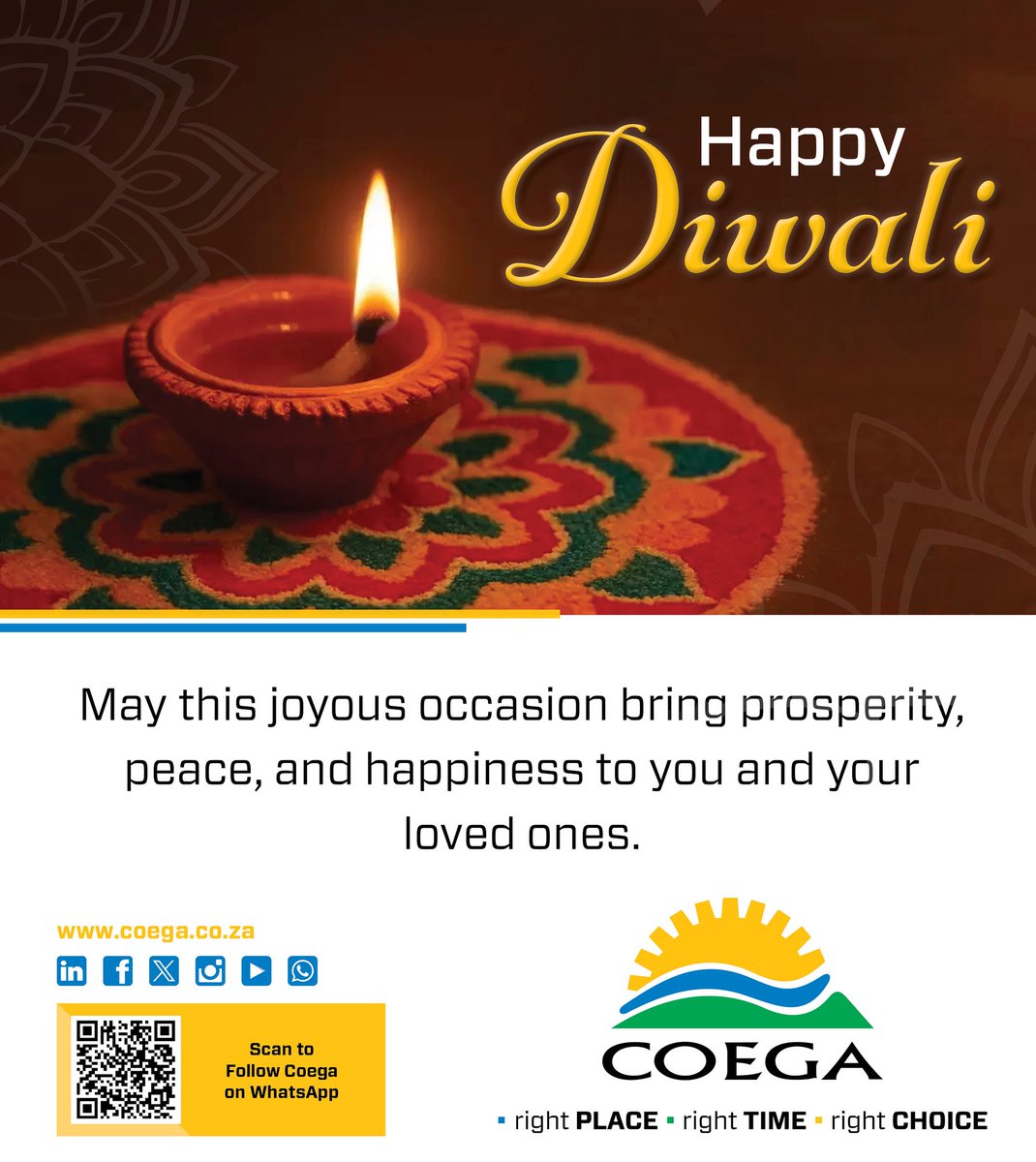 coegadevcorp's tweet image. #HappyDiwali #Prosperity #Peace #Happiness