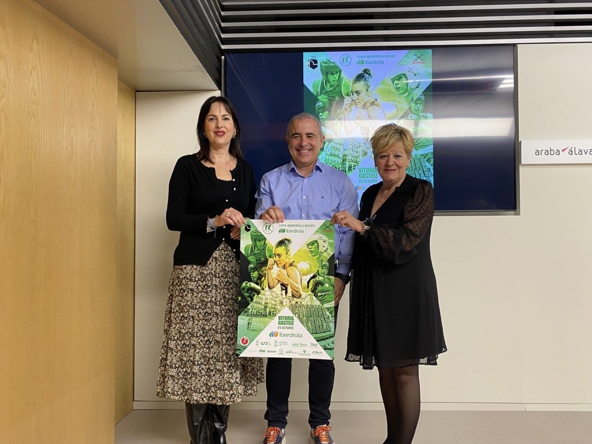 🥊 ¡El boxeo femenino sube al ring en #VitoriaGasteiz!

Este sábado 25 de octubre, el Polideportivo de #Mendizorroza acoge la Copa Iberdrola 2025: una jornada repleta de fuerza, talento y emoción.

🎟️ Entrada gratuita. ¡Ven a vivirlo en directo!