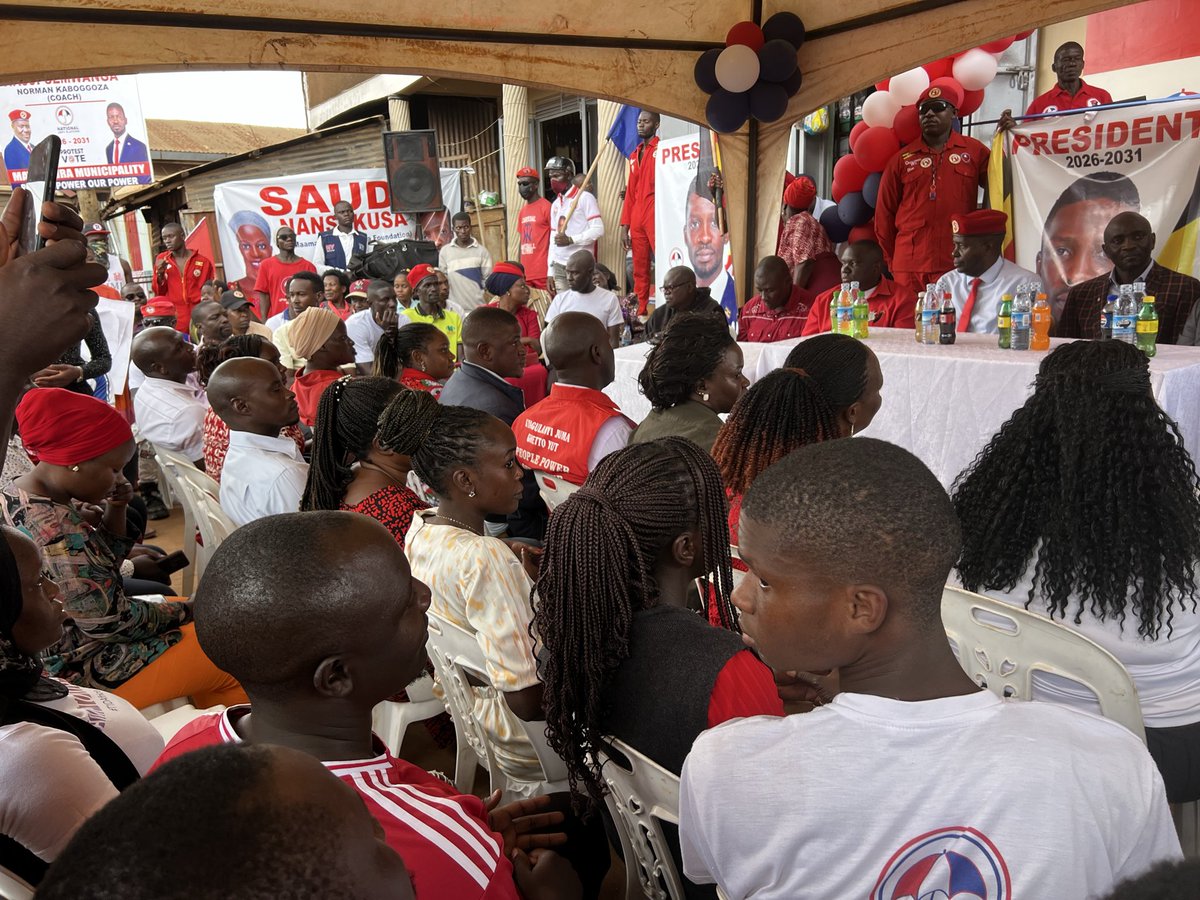 Counsel <a href="/GeorgeMusisi4/">George Musisi</a> is officially opening the <a href="/NUP_Ug/">National Unity Platform</a> offices in Kasokoso Kira Municipality