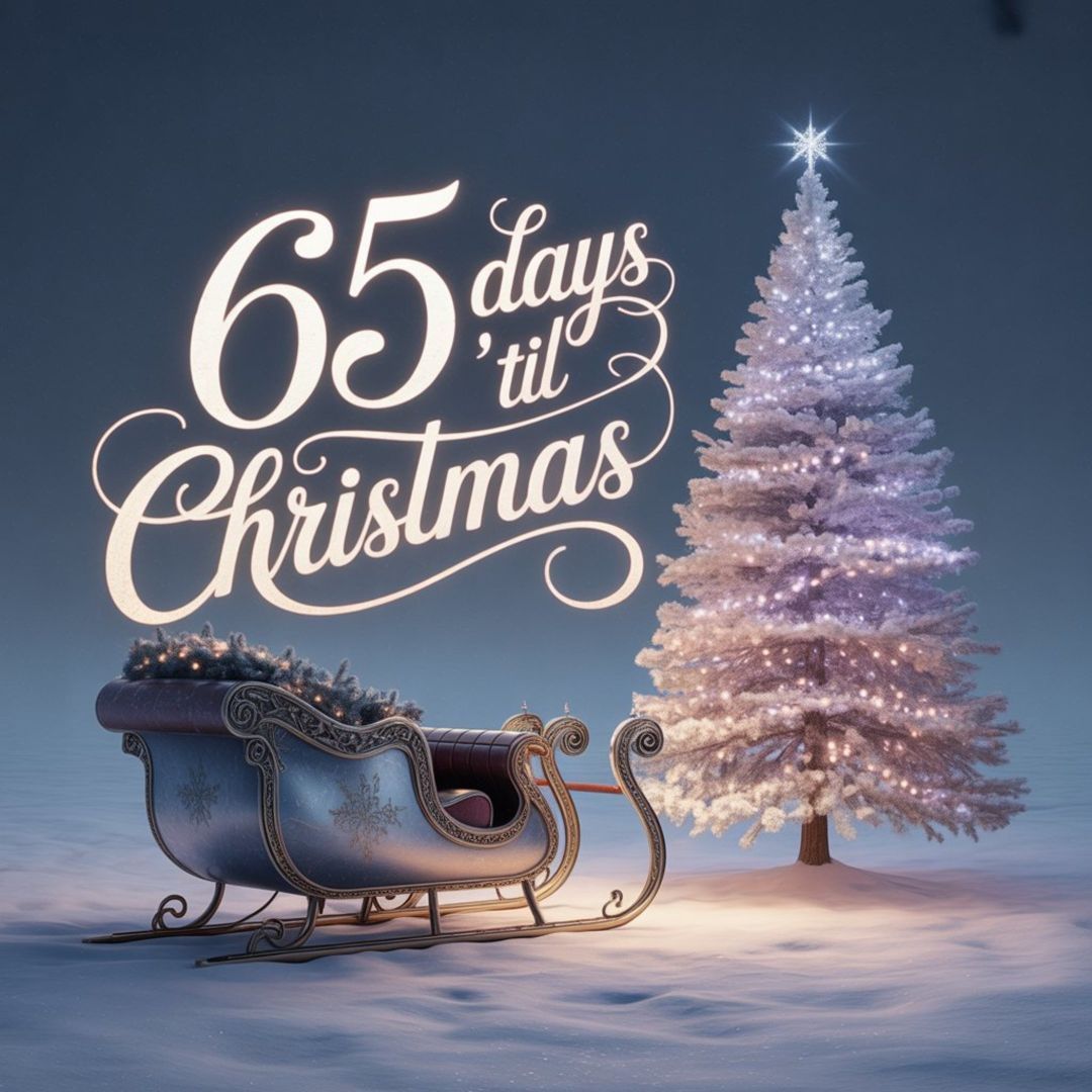 AbsoluteXmas's tweet photo. 65 days until Christmas โ Santaโs warming up the sleigh! ๐
๐ #ChristmasCountdown #HereComesSanta #HolidayExcitement https://t.co/fAsLwOxBRT