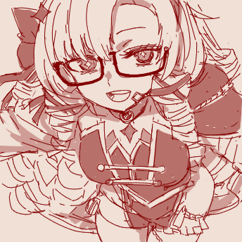 サロメちゃん公式で眼鏡かけてくれたの最高すぎましたわ #SitR広島 #サロメ百万展 