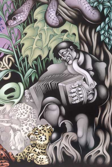 Tatarixi10's tweet image. Y el #tango siempre pertenecía a un lugar portuario, arrabalero y de bajo fondo hasta que #Carpani lo ubicaba en la selva