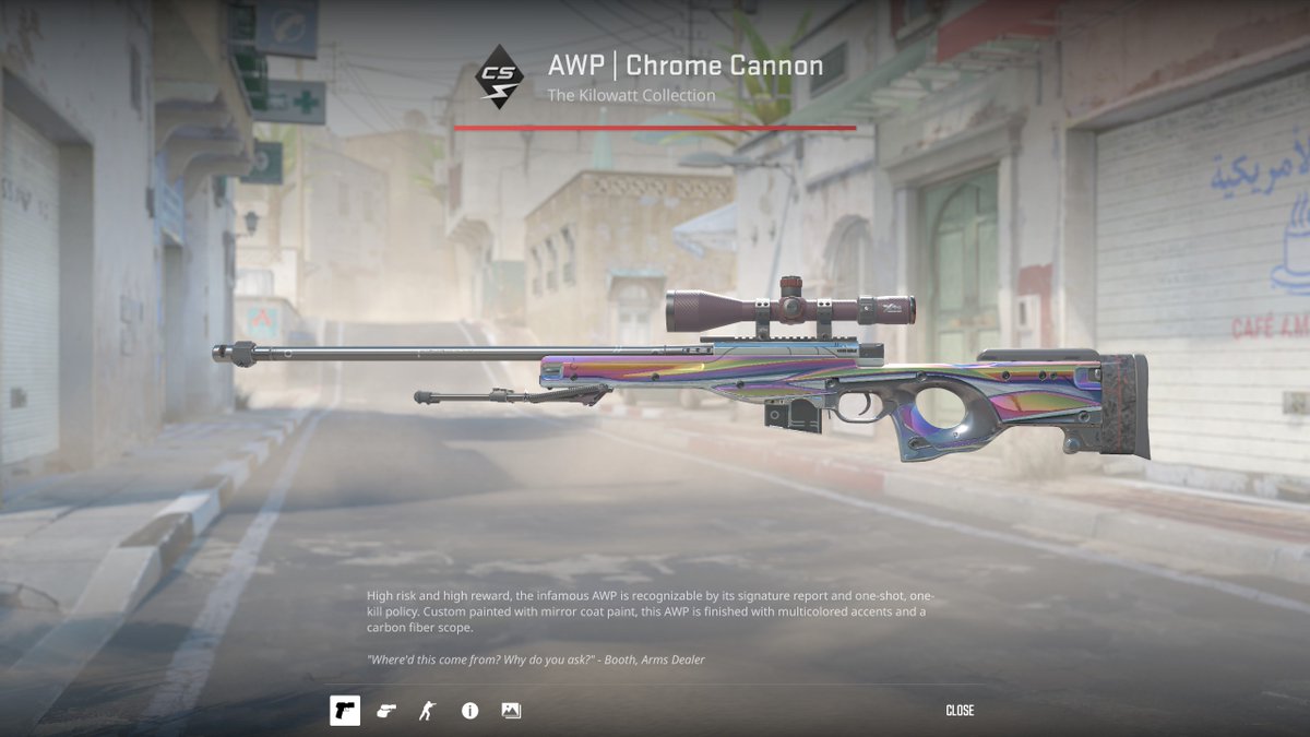 🎁 AWP | Chrome Cannon MW ($50)

➡️ TO ENTER:

✅ Follow me &amp; <a href="/Cryxan_/">Cryxan</a>
✅ Retweet
✅ RT Quoted Post + Tag a friend (show proof)

⏰ Giveaway ends in 5 days!