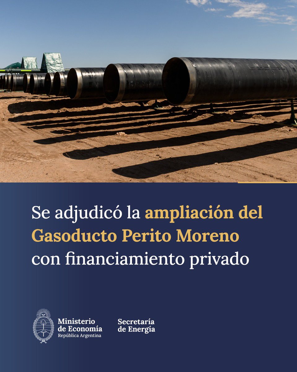 javierlanari's tweet photo. No era necesario que el Estado financie un gasoducto. Tampoco ponerle el nombre de un político corrupto. Ahora los privados invierten 700 millones de dólares para garantizar la disponibilidad de gas en el Litoral... https://t.co/axVDuWPum5