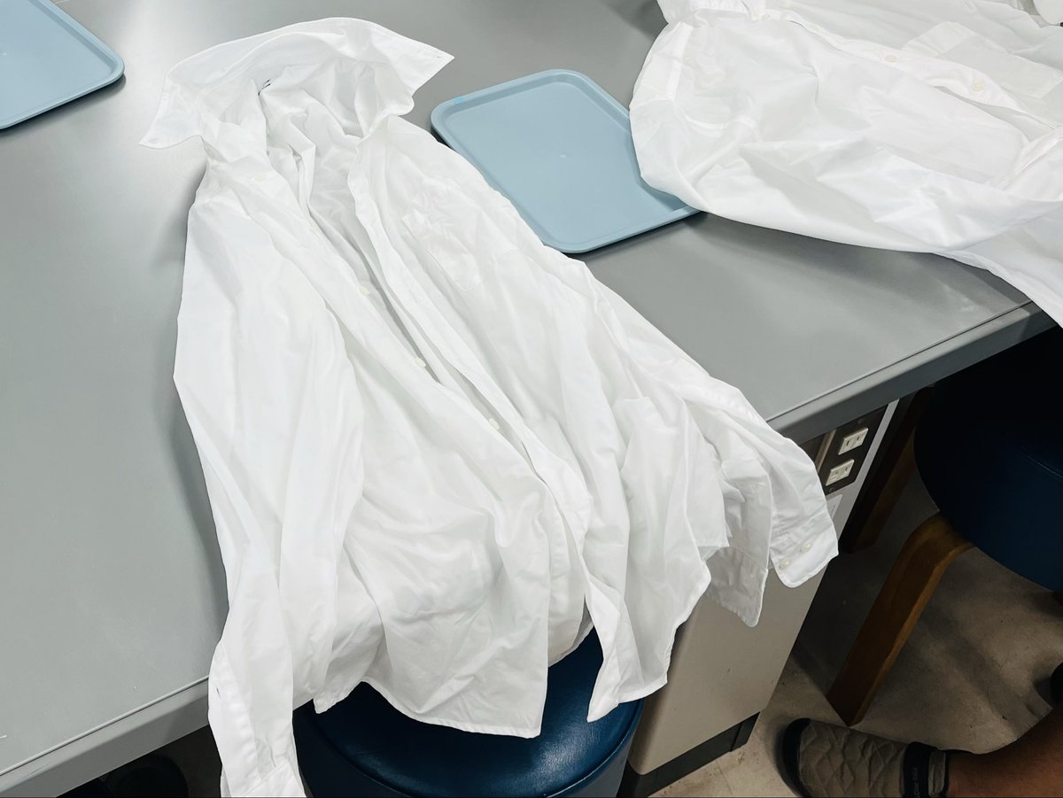 初めてシャツを染めた