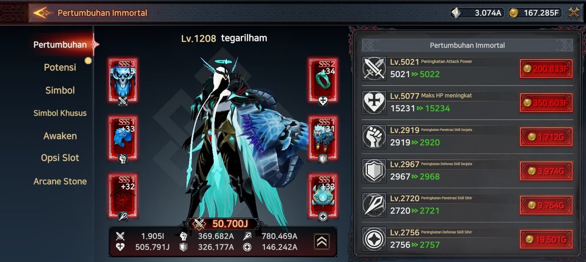 ilhamautomation's tweet photo. 🔥 LV 5000++ REACHED! 🔥 @immortalrising2
Immortal Power keeps rising — from mortal dust to true legend.
👑 Rank SSS+ ,join now playing with me
#ImmortalRising2 #GamingProgress #LevelUp #IdleRPG #MobileGaming #GamerLife https://t.co/yPPi6dR0Iy