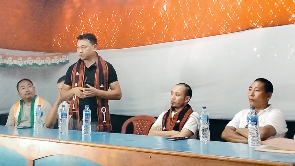 Had an interaction session with the DYC Dimapur in the presence of IYC Gen.secy Shri Tarh Johny