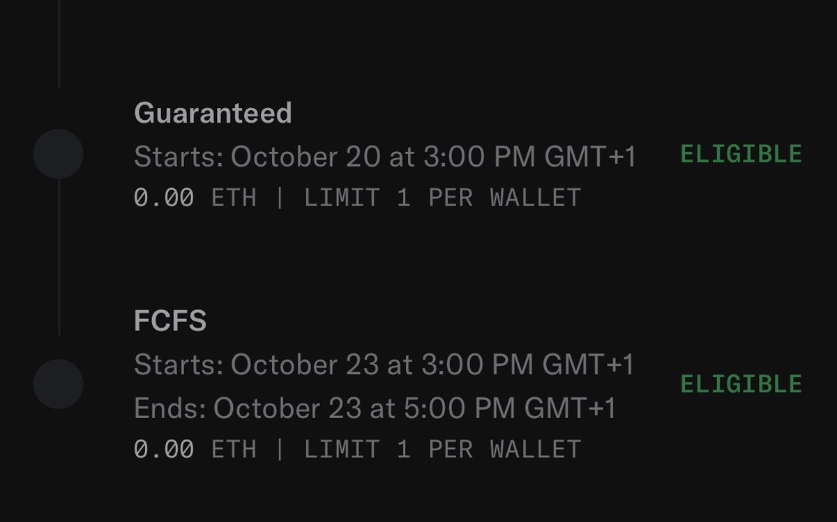Good morning costs $0 to say it back

Happy  to qualify for <a href="/TREX_chain/">T-REX 🦖</a> 
NFT collection dropping in 40 mins already positioned for the secondary play 👀

Only 3333 supply, backed by <a href="/arbitrum/">Arbitrum</a> 
I’ll be holding this one 

Are you eligible?