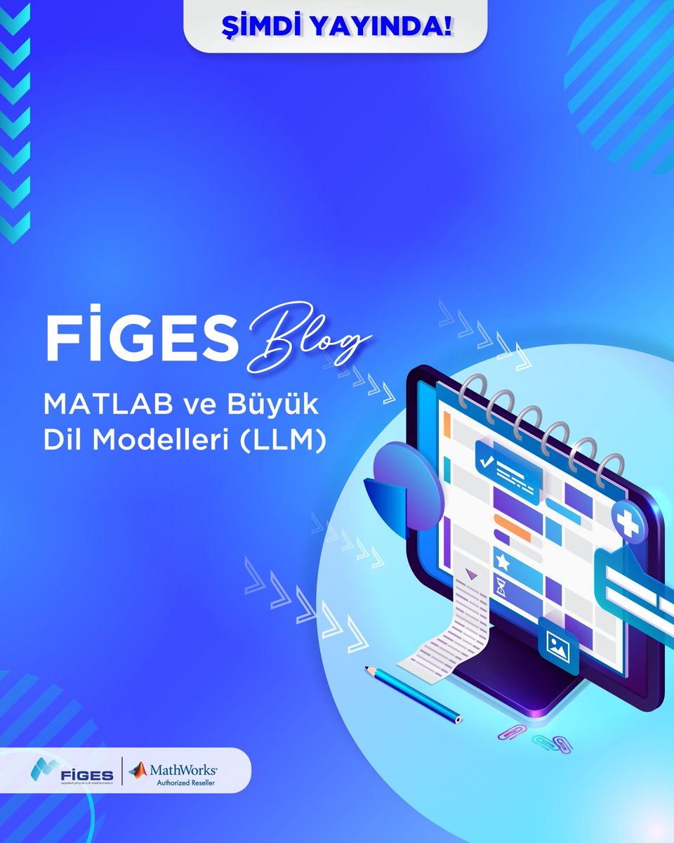 FIGES_'s tweet image. 🔎 Mühendislik süreçlerinde Büyük Dil Modelleri (LLM) ve MATLAB entegrasyonu yeni bir dönüşüm dalgası oluşturuyor.
🔗 Blog yazımızı okumak için:
figes.com.tr/blog/matlab-ve…
#FİGES #MathWorks #MATLAB #Simulink #Blog #GPT #AI