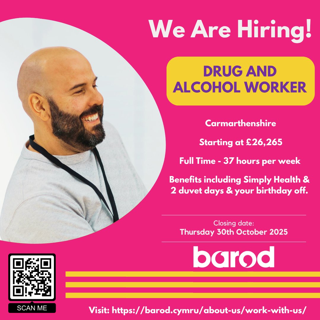 🚨We are hiring 🚨

What matters to you:
✅Making a positive impact on someone's life?
✅Being part of progressive &amp; innovative organisation?
✅Having opportunities to develop your professional goals?

👉Check out our latest vacancies barod.cymru/about-us/work-…

#jobsearch