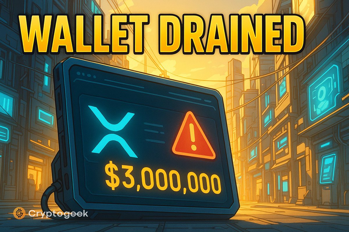 the_Cryptogeek's tweet image. $3M in $XRP siphoned 😬
US user's wallet drained - flagged by ZachXBT.
How are you securing your hot wallets? 🔐
#XRP #TheBlock #Hack