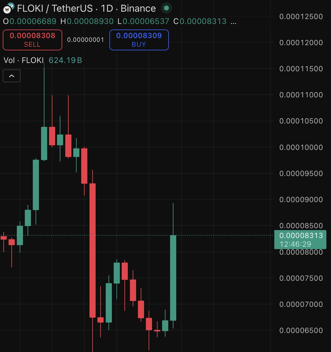 CoinDataFlow's tweet image. Elon tweets “Floki is the CEO” — and boom, FLOKI pumps like crazy again.
Every time he drops a random line, people rush to buy, then it dumps, and everyone starts yelling “manipulation.”
Same story every cycle — words move markets more than fundamentals.
#FLOKI #ElonMusk…