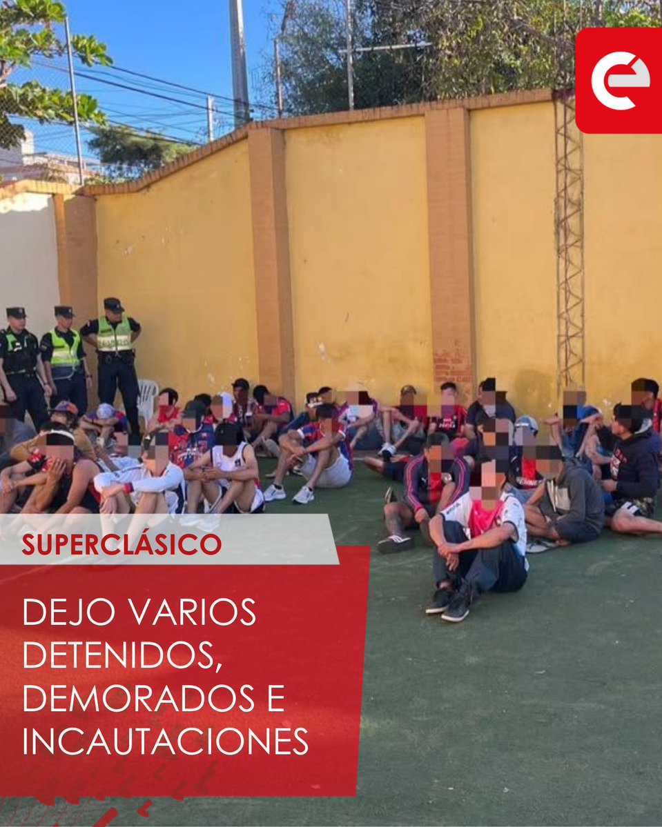canal_e_py's tweet image. 🚨 El comisario general Juan Agüero, director de la Policía Nacional en Asunción, reveló resultados del operativo “Py’aguapy”, desplegado durante el superclásico entre Cerro Porteño y Olimpia en La Nueva Olla.

👉 Un adolescente de 16 años fue localizado tras contar con orden de…