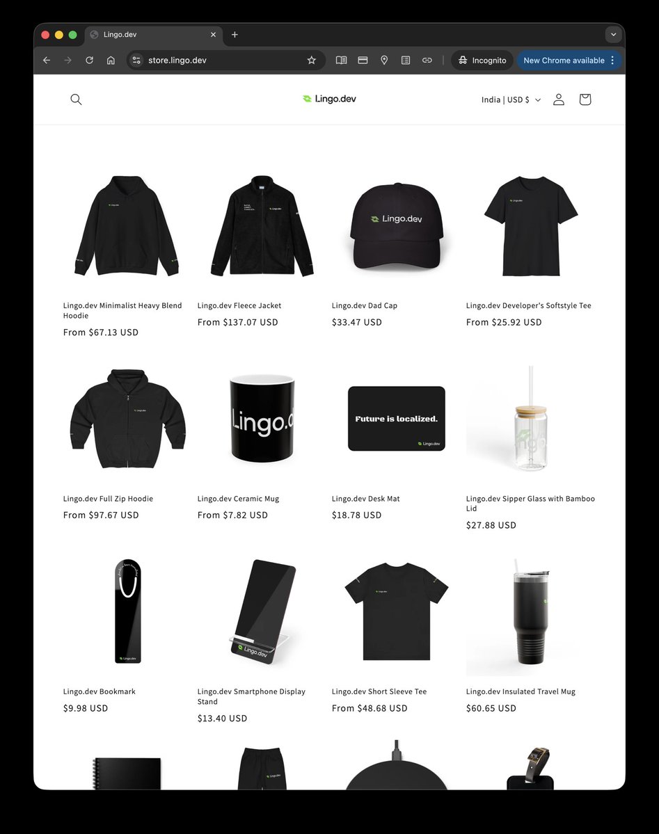 lingodotdev's tweet image. We are doing a merch giveaway 🎉
See how to qualify below 👇