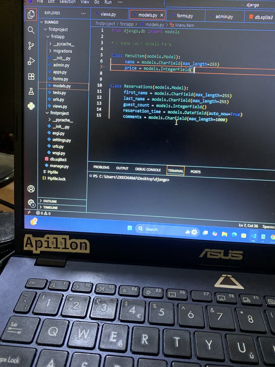 yawe411's tweet image. Never thought I'd find myself diving into Django after years of building full scale applications with the MERN stack. At the end of the day, it's all about being a versatile developer, always ready to pick up the next tool or framework that serves the team #python #django #Mern