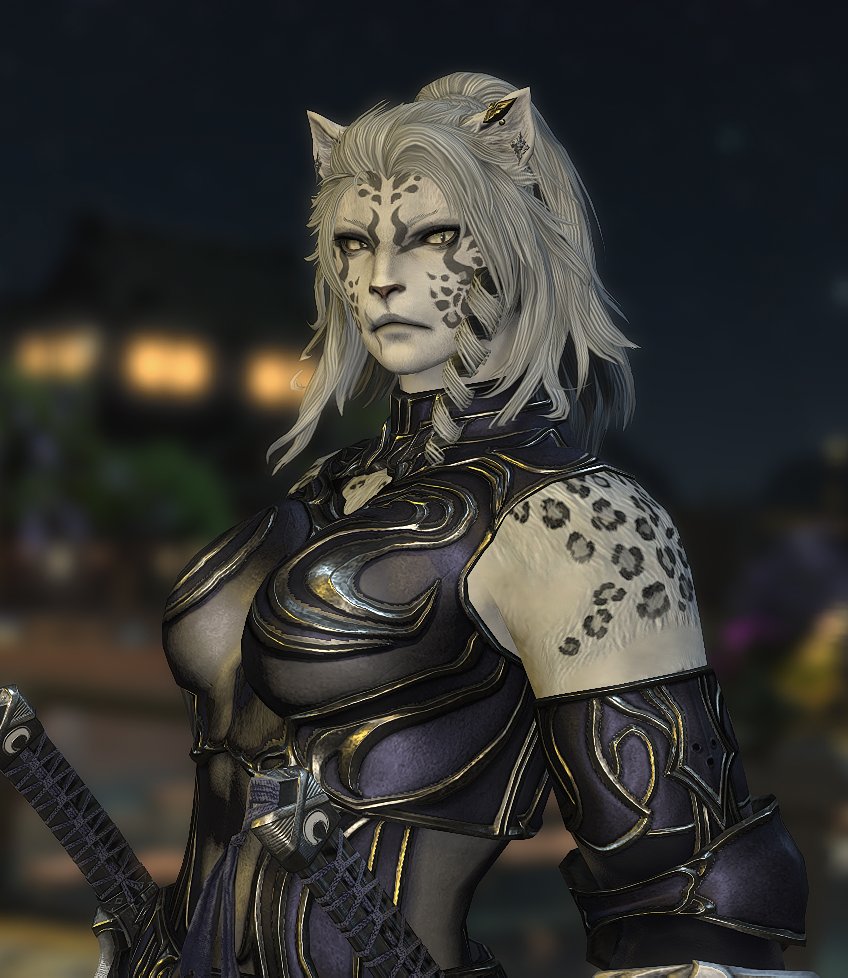 fefnerd's tweet image. Messing around with new makeup markings, this is how it looks on Face 2 which I traditionally have used however, it looks really nice on face 4 so I am contemplating it as well.